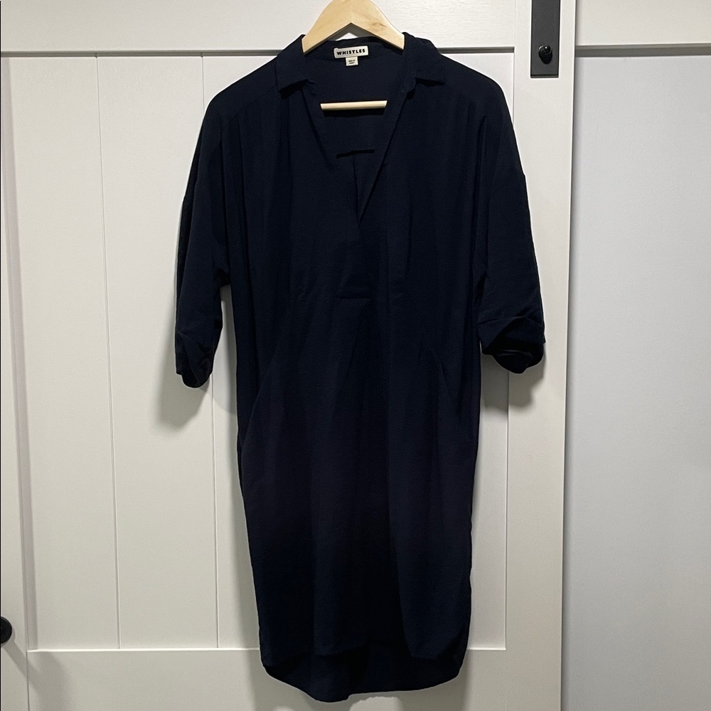 Whistles Dark Blue Mini Dress